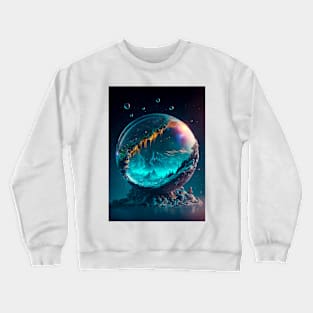 Chaotic Enchantment: Universe's Magic Crewneck Sweatshirt